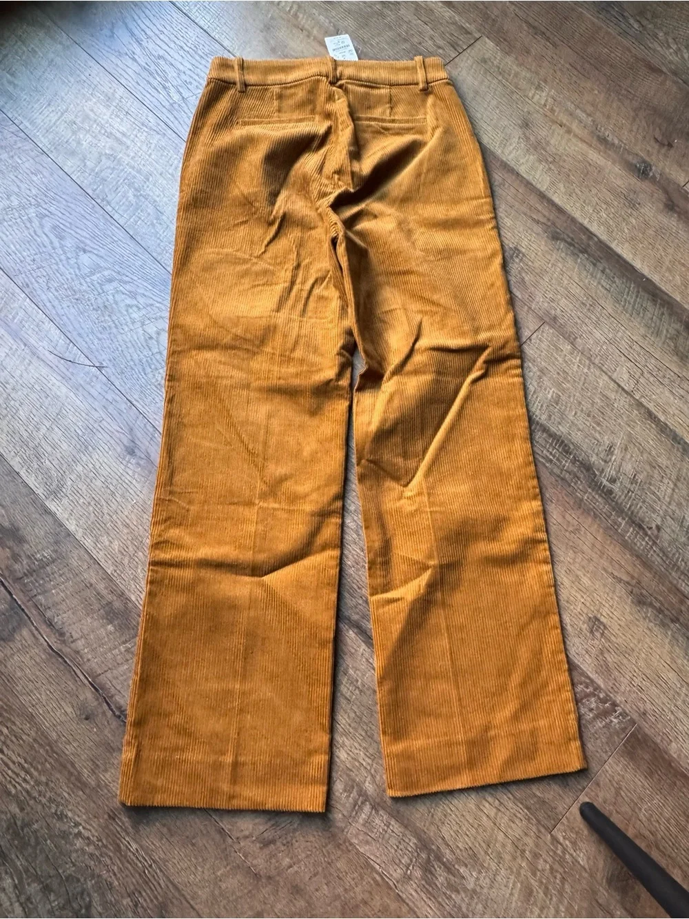 NWT J.Crew Cognac Corduroy Wide Leg Pants Size 2